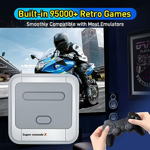 Retro Video Game Console with 2 Gamepads (128GB) H26018