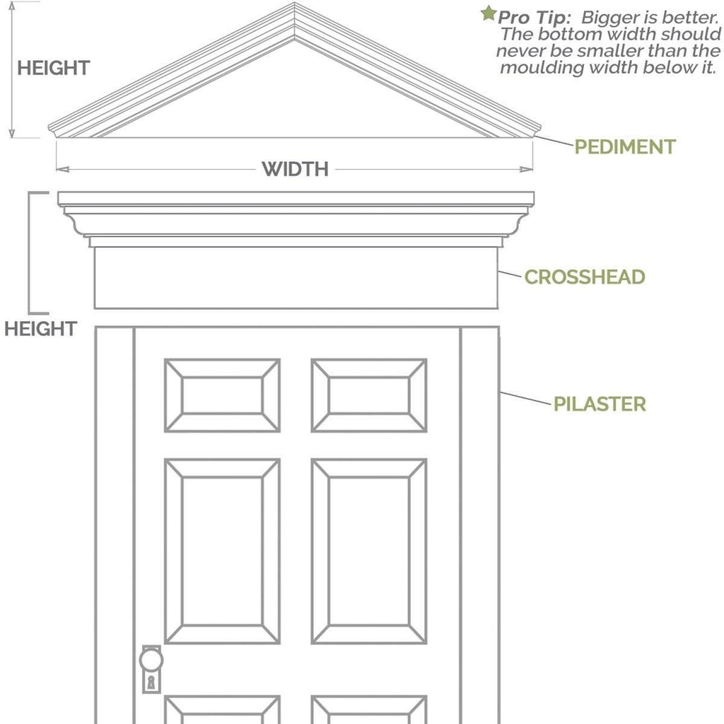 PVC Pilaster with Capital & Base (Pair) B260