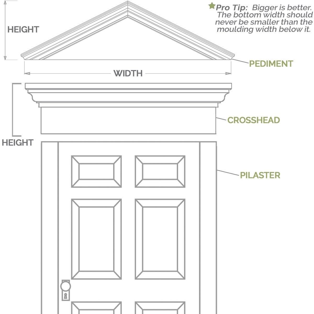 PVC Pilaster with Capital & Base (Pair) B260