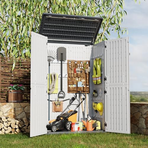 64 Cu.Ft Outdoor Resin Storage Cabinet Z1228