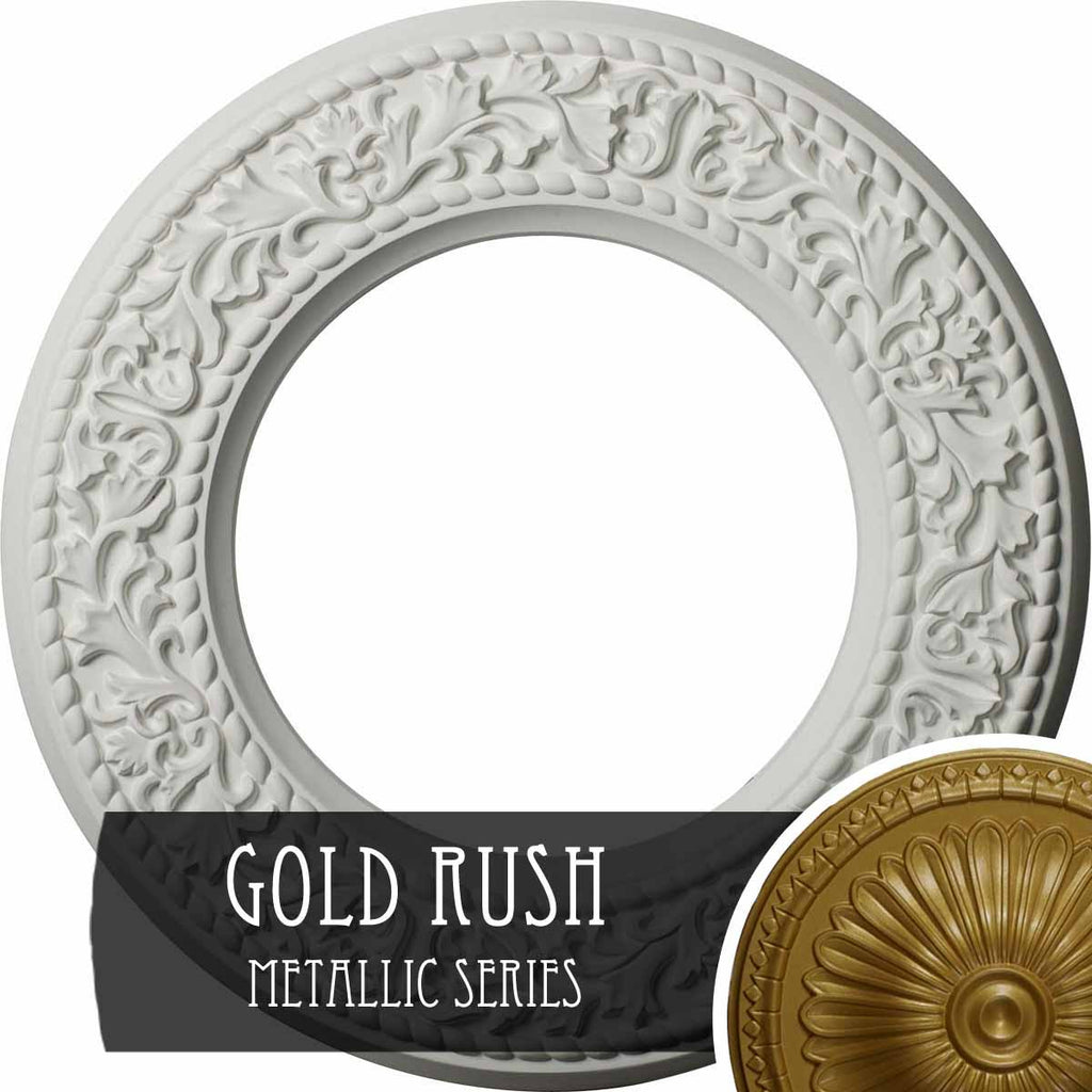 Blackthorn Ceiling Medallion Hand-Painted Gold N456833