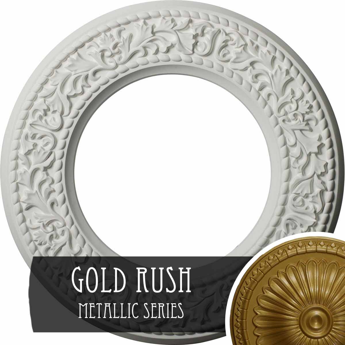 Blackthorn Ceiling Medallion Hand-Painted Gold N456833