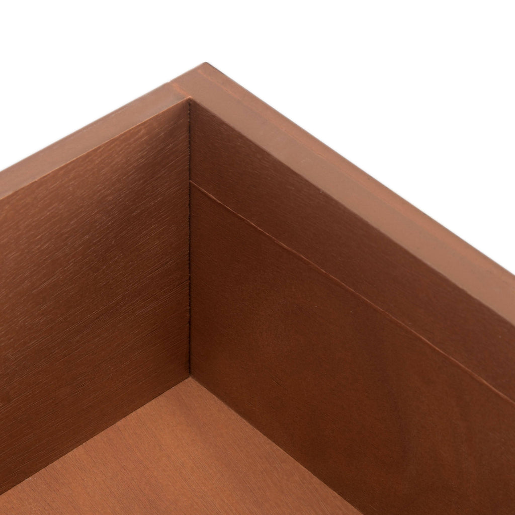 Brown 2 Drawer Console Table Q647