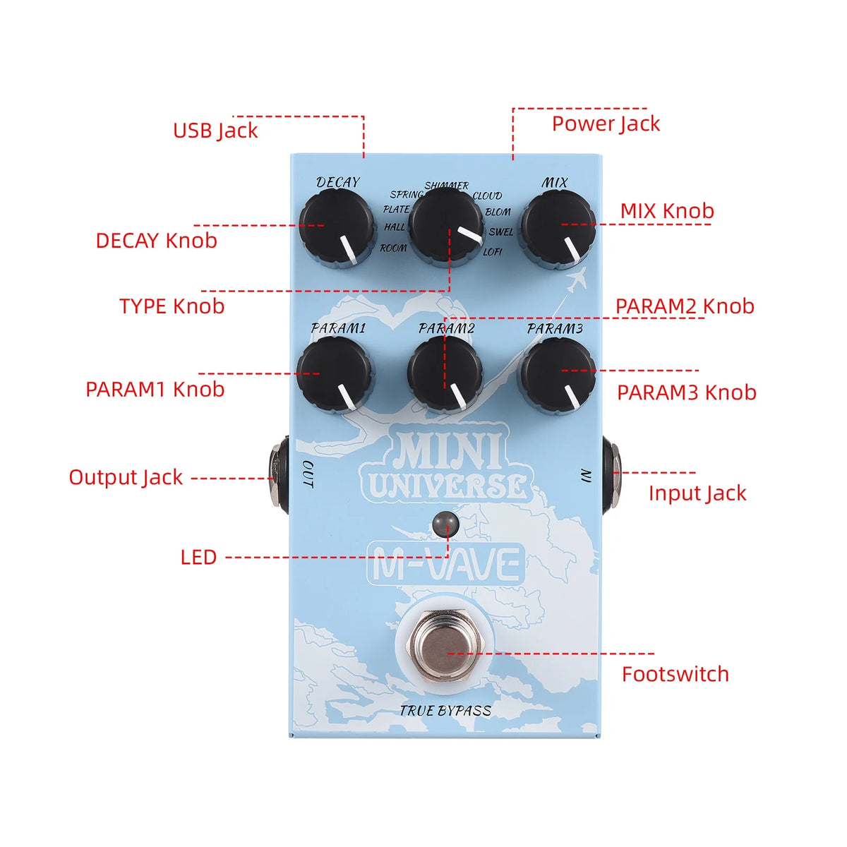 Guitar Effect Pedal R8043