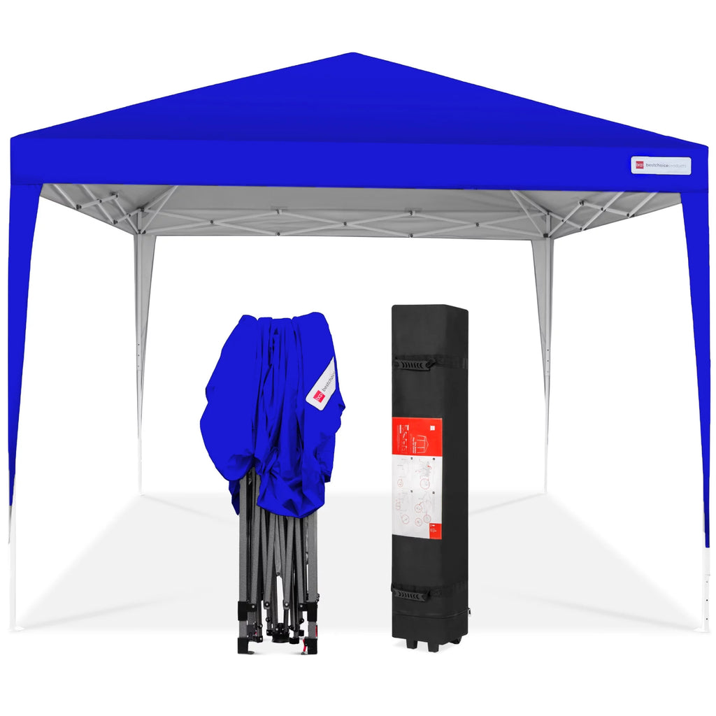 10x10ft Dark Gray Pop Up Canopy Tent with Carrying Bag G12972