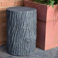Walnut Brown Tree Stump Side Table Y317544