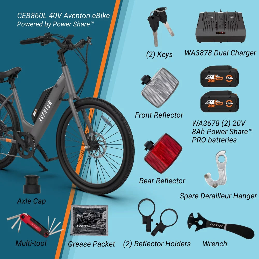 Electric Bike 20 MPH with Pedal Assist H55881
