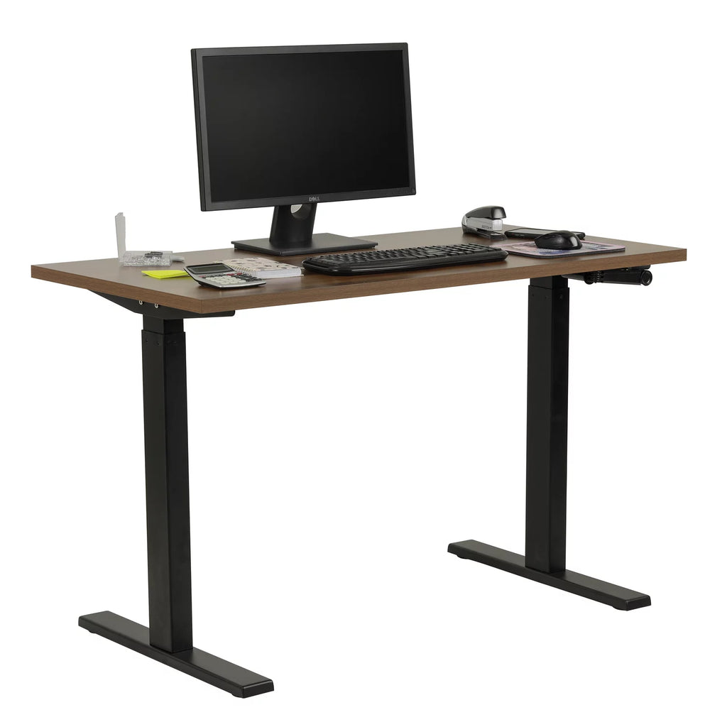 Adjustable Desk with Privacy Screen and Three Drawer Mobile File O5941