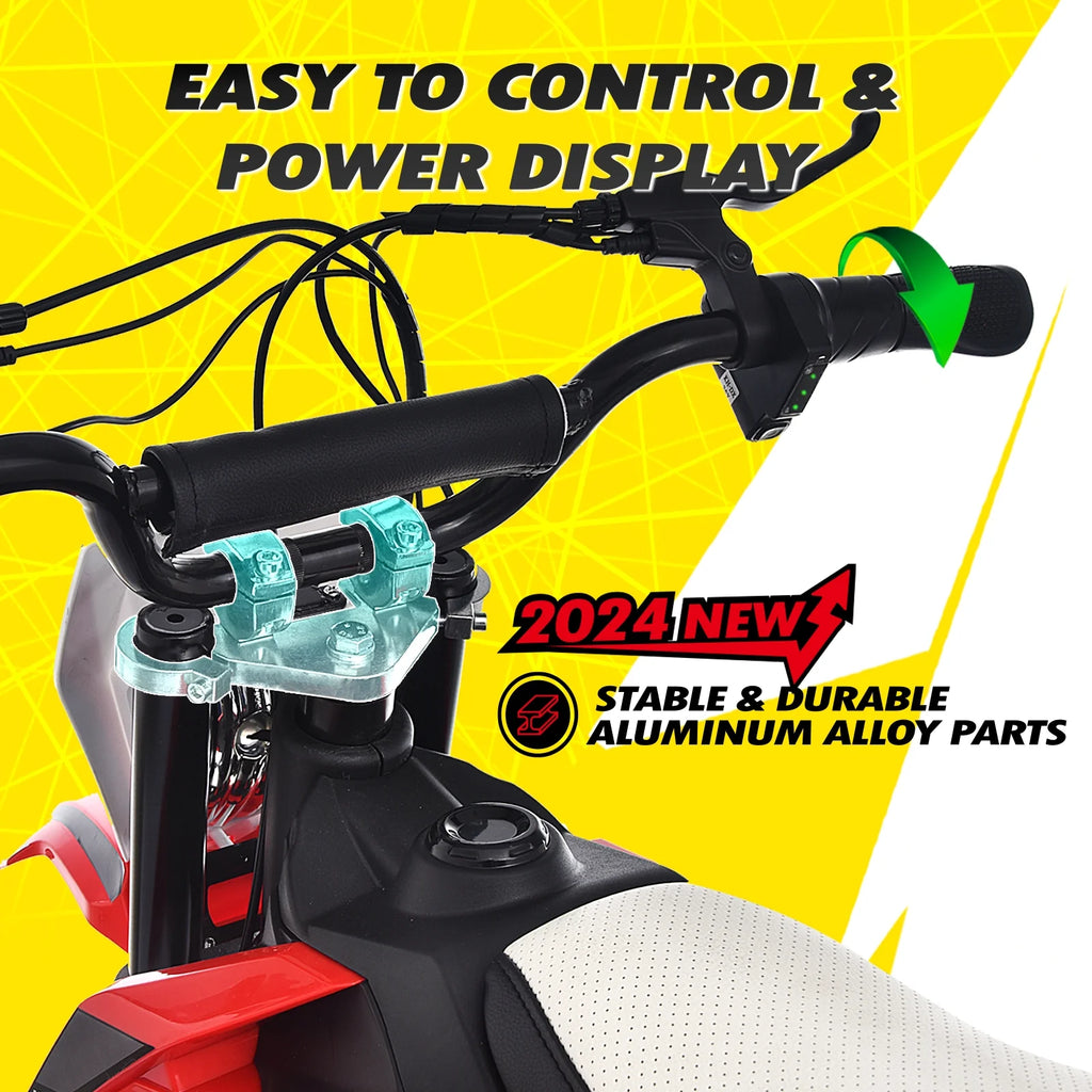 36V 650W Kids Electric Dirt Bike Off-Road Motorcycle J724