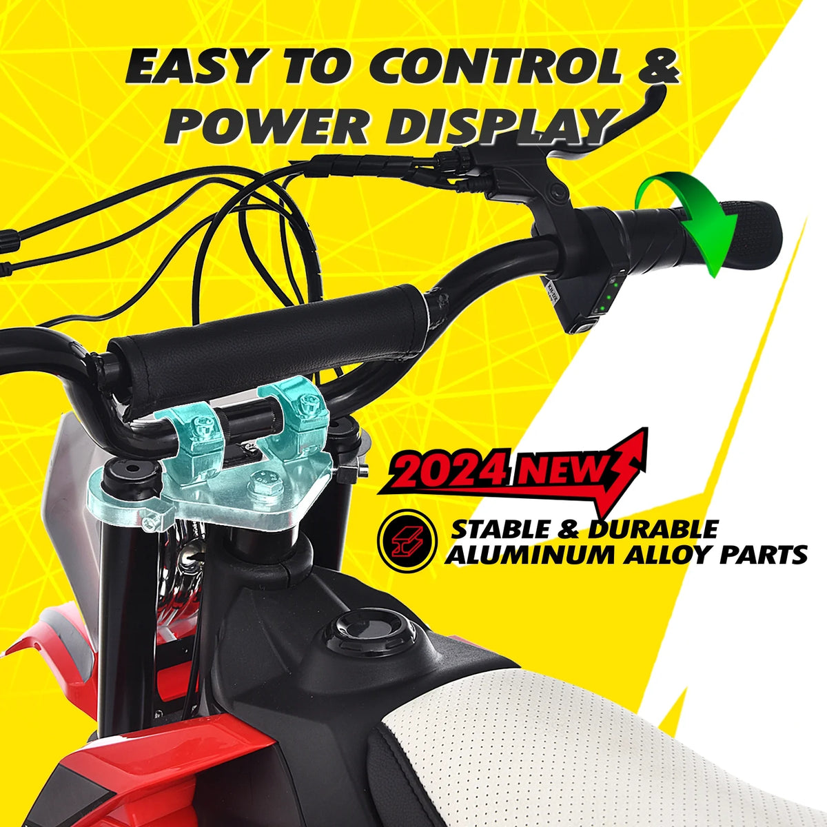36V 650W Kids Electric Dirt Bike Off-Road Motorcycle J724