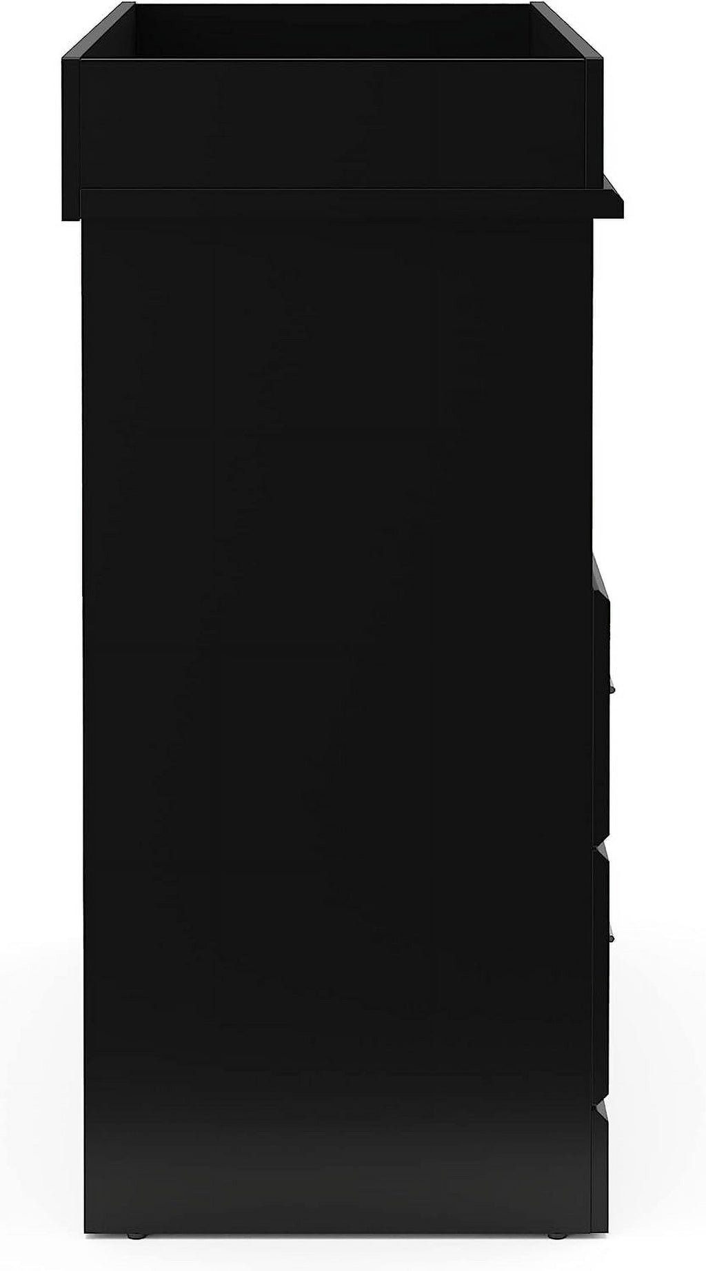 Black 2 Drawer Changing Table Dresser G8681