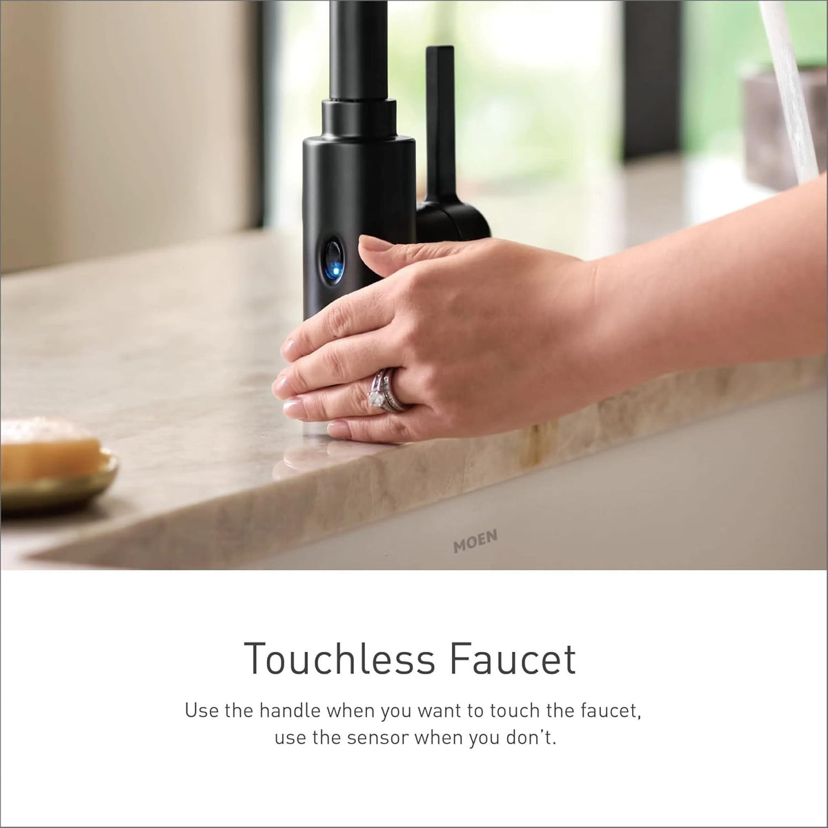 Matte Black Single-Handle High Arc Pulldown Kitchen Faucet H29530