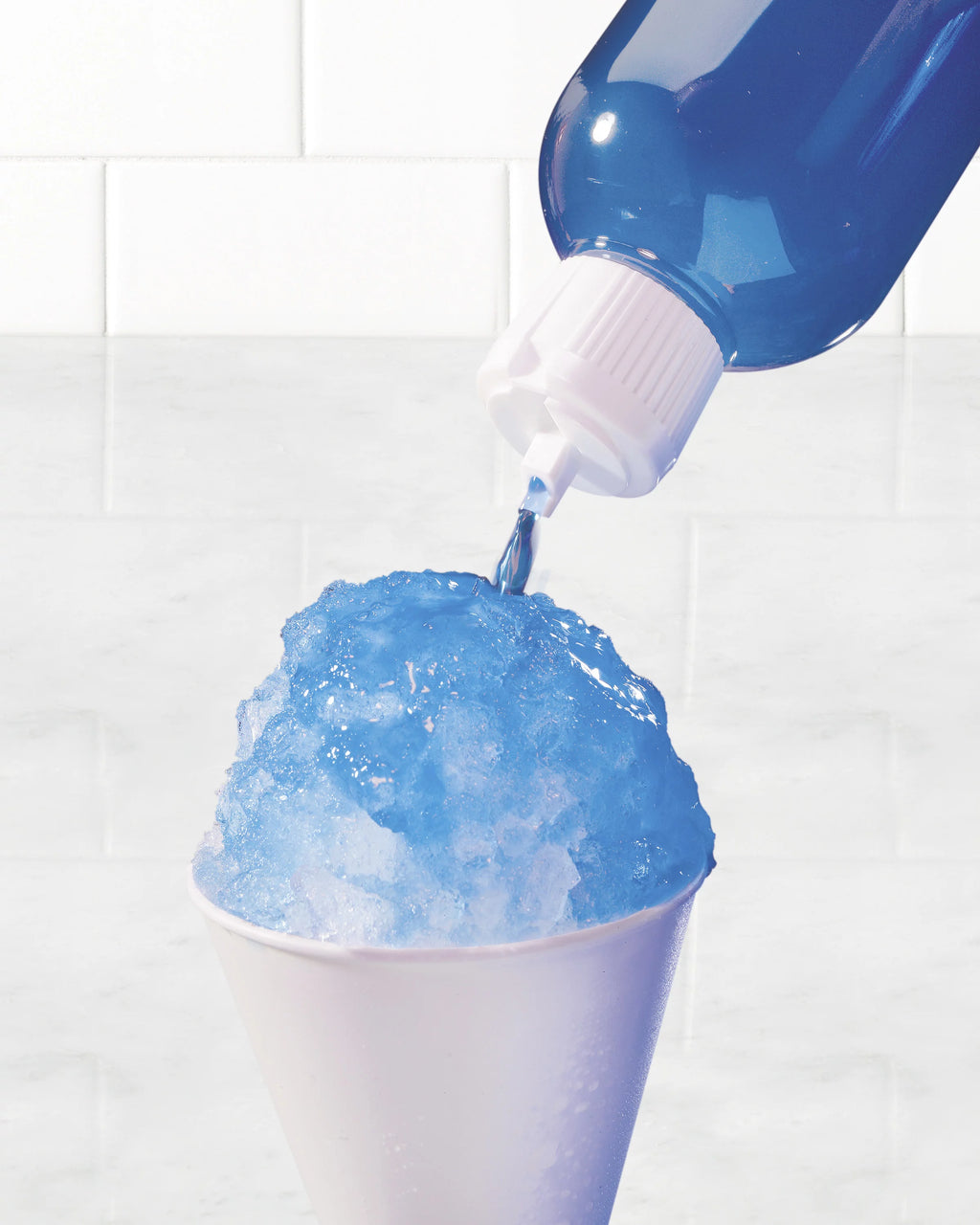 Red Snow Cone Maker with 2 Reusable Cones & Ice Scoop D332072