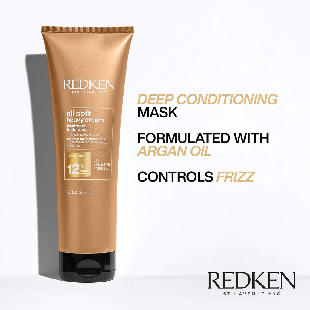 All Soft Shampoo, Conditioner and Heavy Cream Treatment with Argan Oil D67358