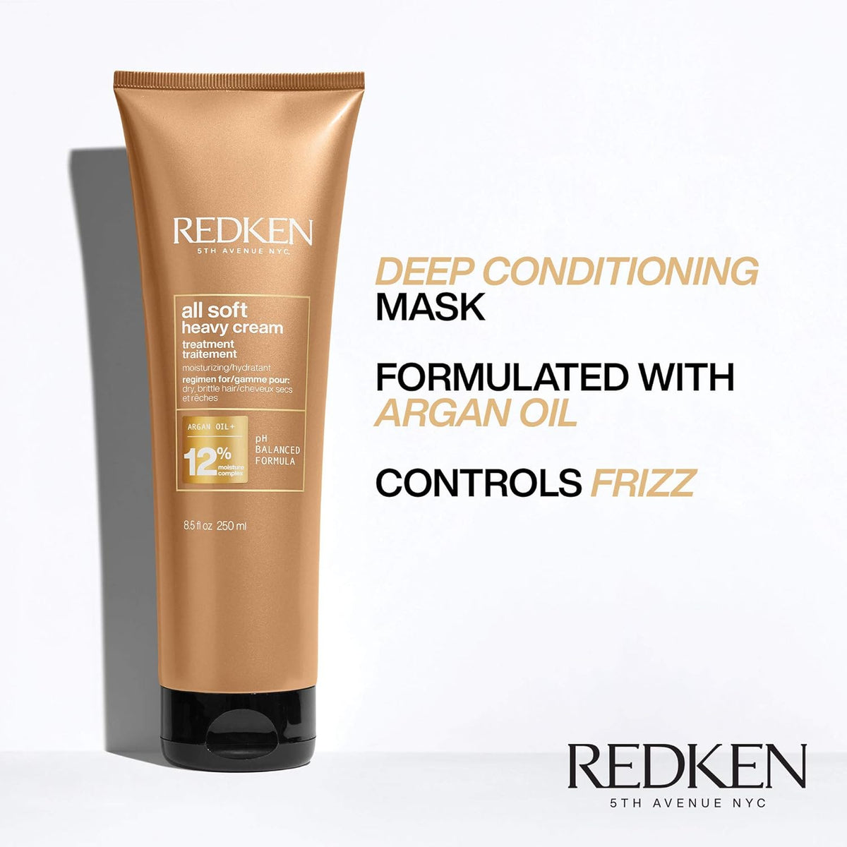All Soft Shampoo, Conditioner and Heavy Cream Treatment with Argan Oil D67358
