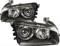 Headlight Assembly Pair with Bulbs for Dodge Charger V75252