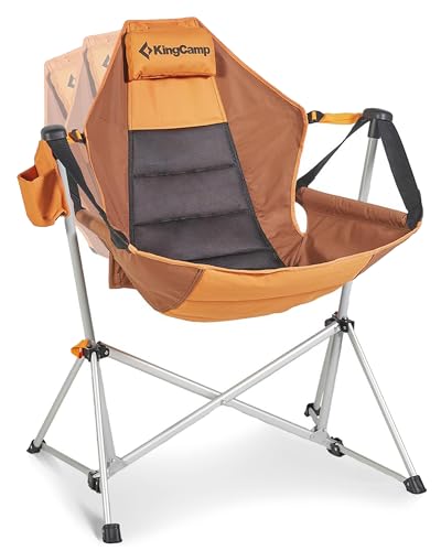 Oversized Folding Hammock Camping Chair with Cup Holder T379658
