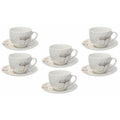 Tea Cup & Saucer Set 6 V602