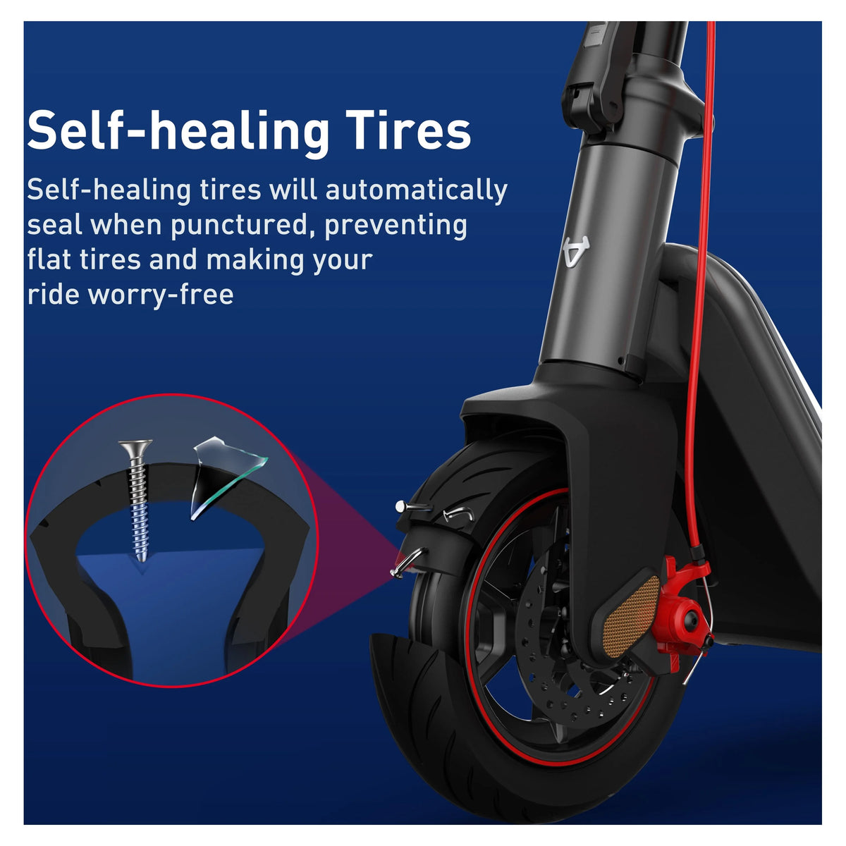 Electric Scooter 40.4 Miles Range 20 mph Max Speed Foldable N236413