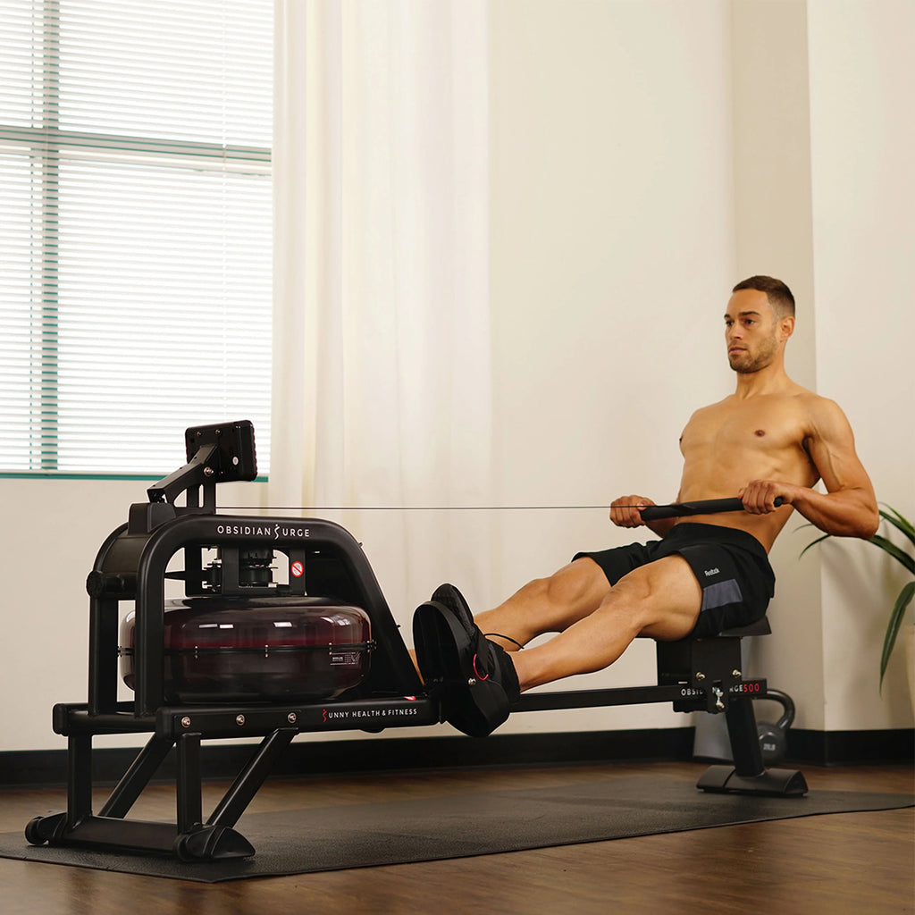 Water Rowing Machine with LCD Monitor U693