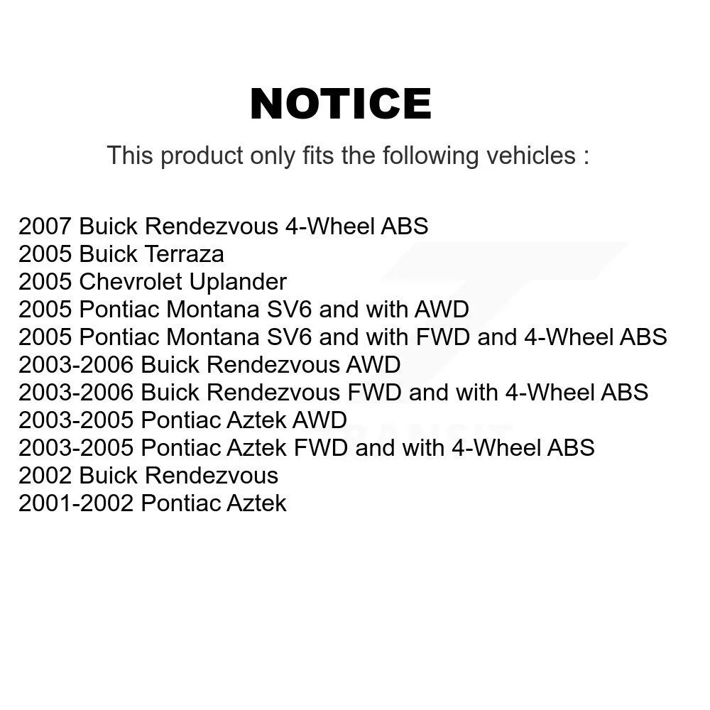 Front Wheel Bearing And Tie Rod End Kit A54920