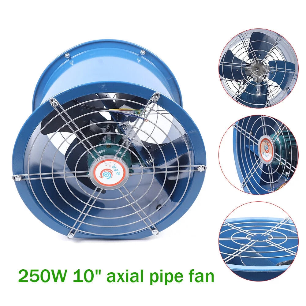 10" Cylinder Pipe Axial Fan Q3269