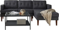 Grey Fabric L-Shaped Sectional with Left Chaise N815