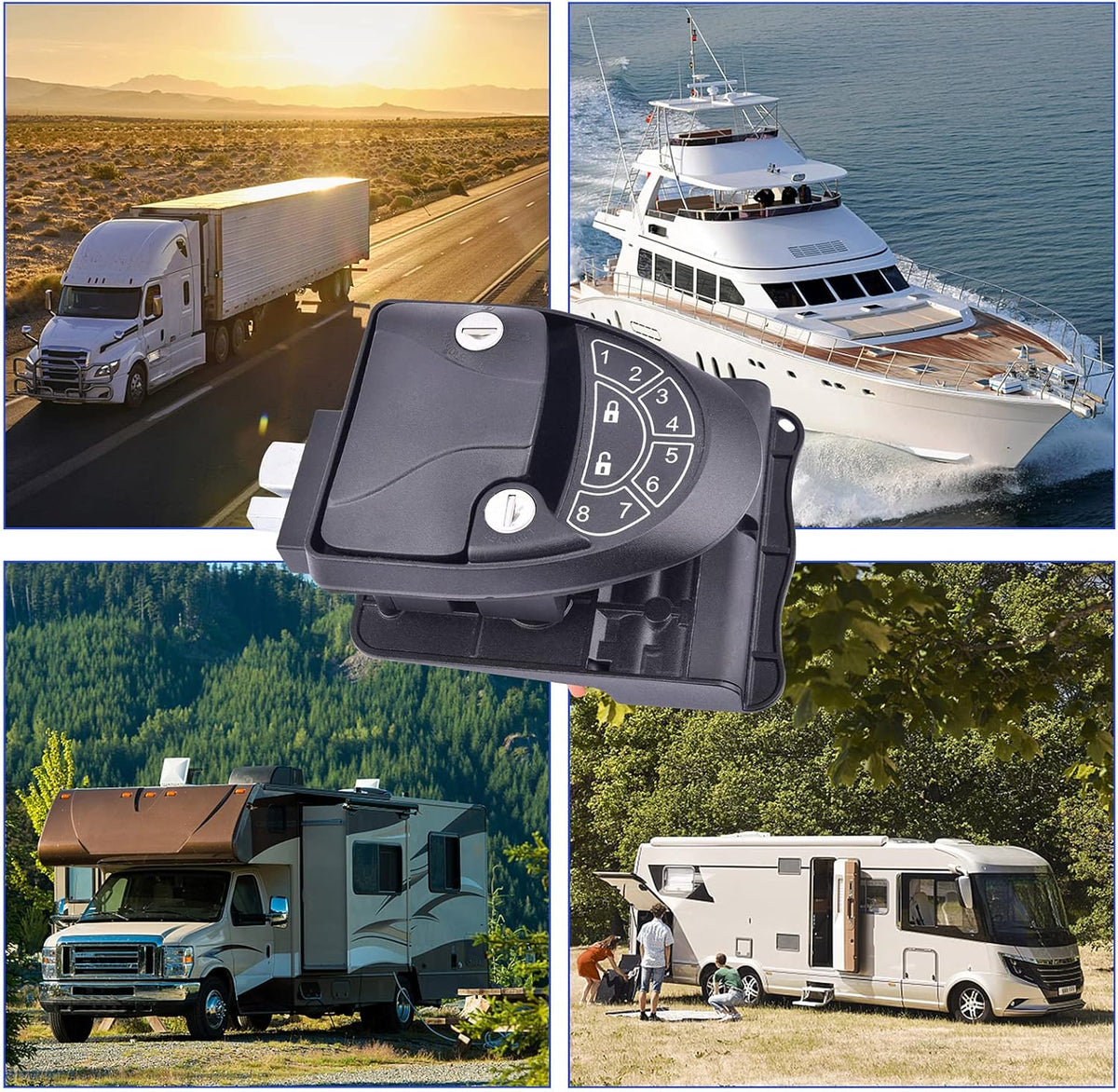 RV Keyless Entry Door Lock with Backlit Keypad W8053