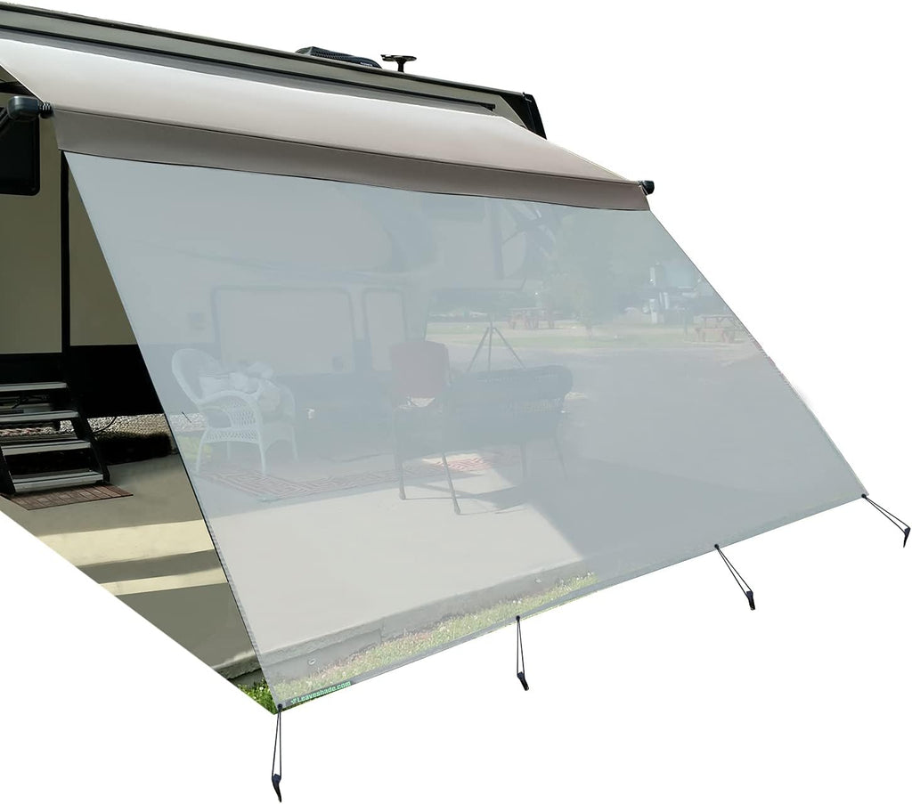 Black Mesh RV Awning Sunshade Screen M33752