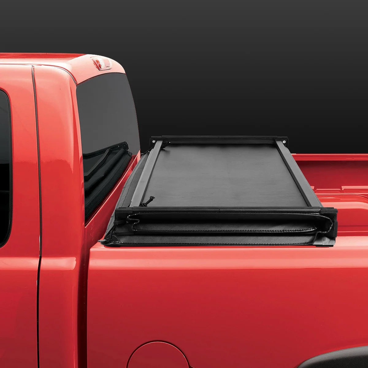 Tri-Fold Soft Top Tonneau Cover for Dakota Fleetside Bed E555418
