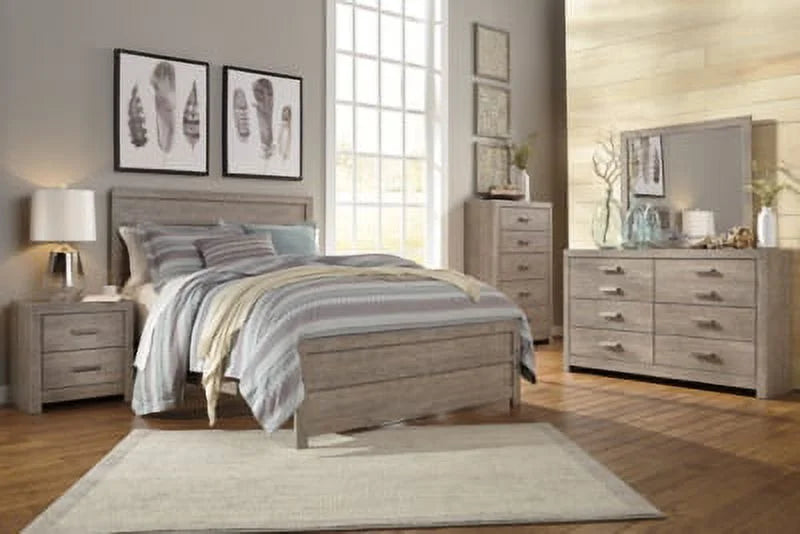 Gray 2 Drawer Nightstand N60973