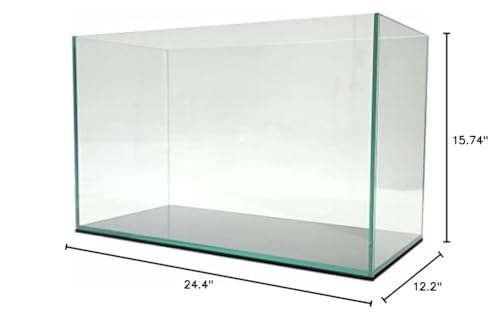 5 Gallon Rimless Clear Glass Aquarium 5mm Thick Glass I711620