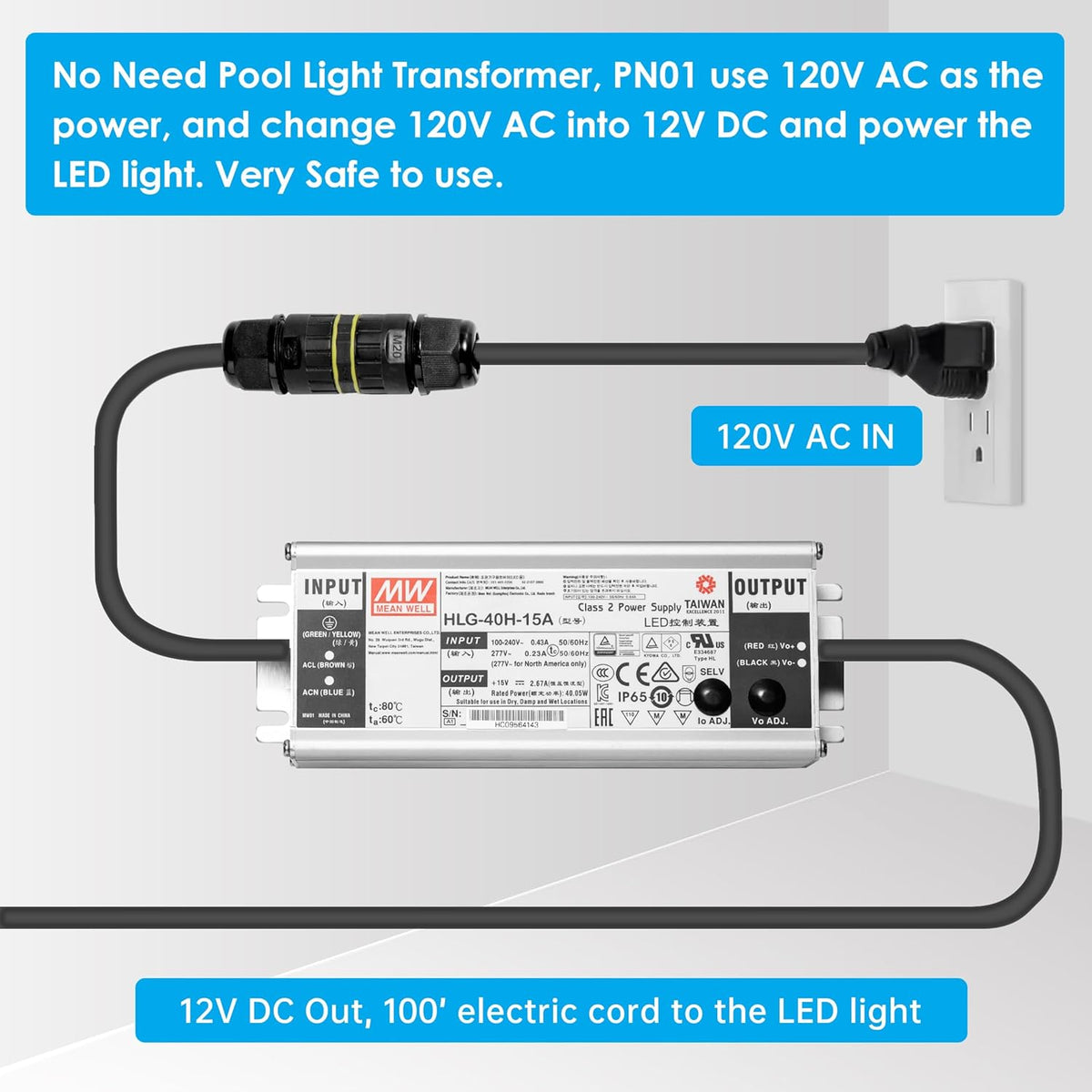 10 Inch 35W 3000lm 6500k Cool White LED Inground Pool Light Q463173