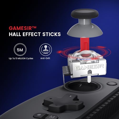 Bluetooth Mobile Game Controller with Hall Effect Joysticks K537676