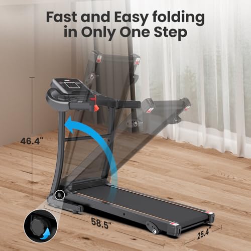 3.0HP Portable Treadmill with Incline O559