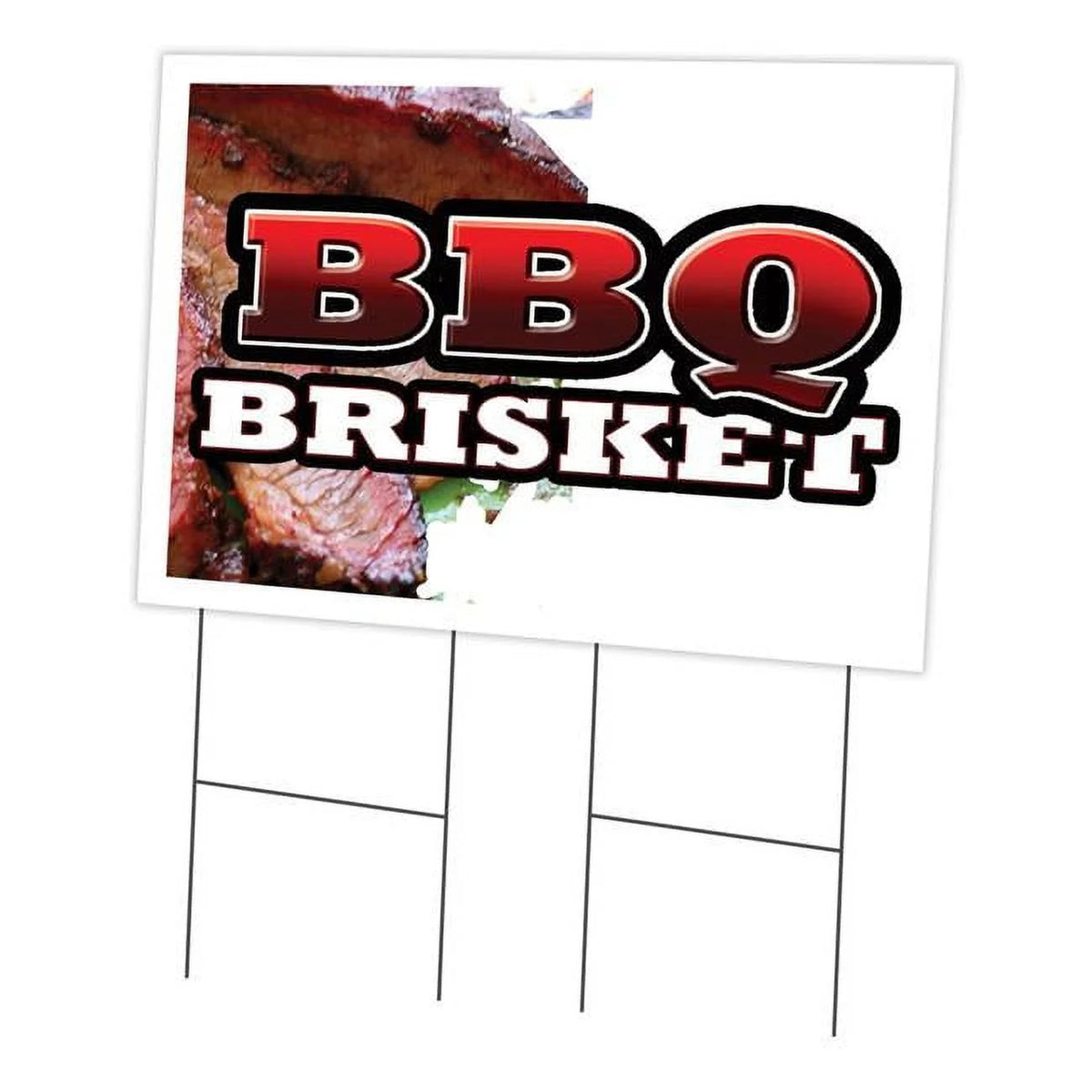 BBQ Brisket Yard Sign & Stake N5968