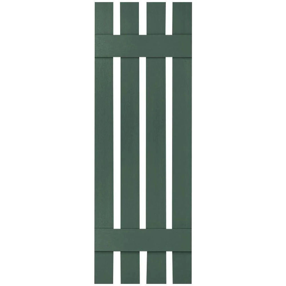 Forest Green Vinyl Board-n-Batten Shutters M717973