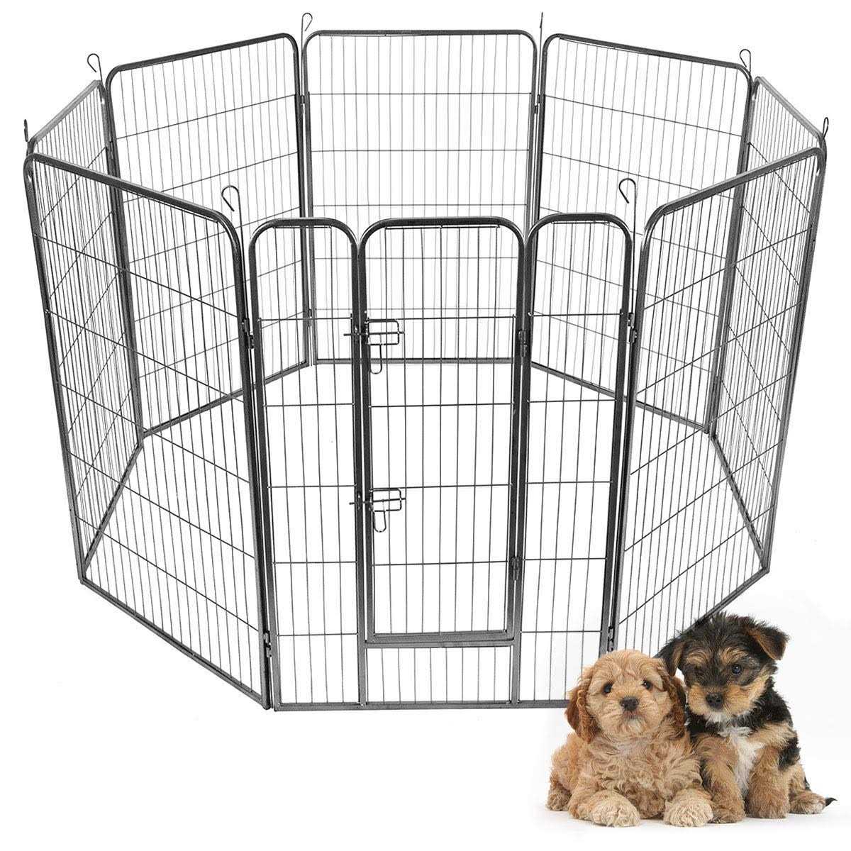 16/8 Panel Dog Playpen with Door Z75913