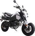 125cc Adult Motorcycle Gas Scooter Dirtbike Dual Sports Bike White H35175
