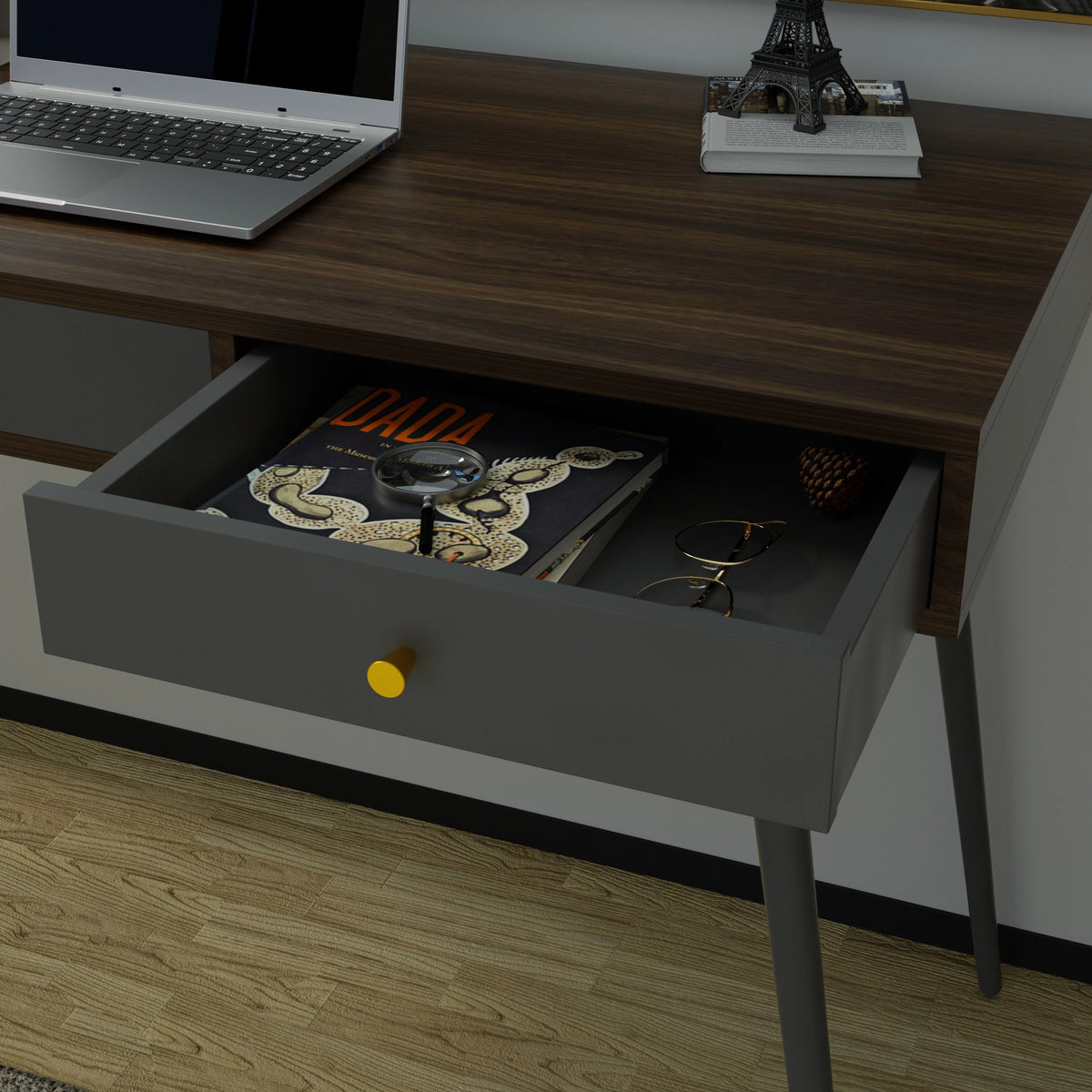 47" Writing Desk with 3 Drawers X4680