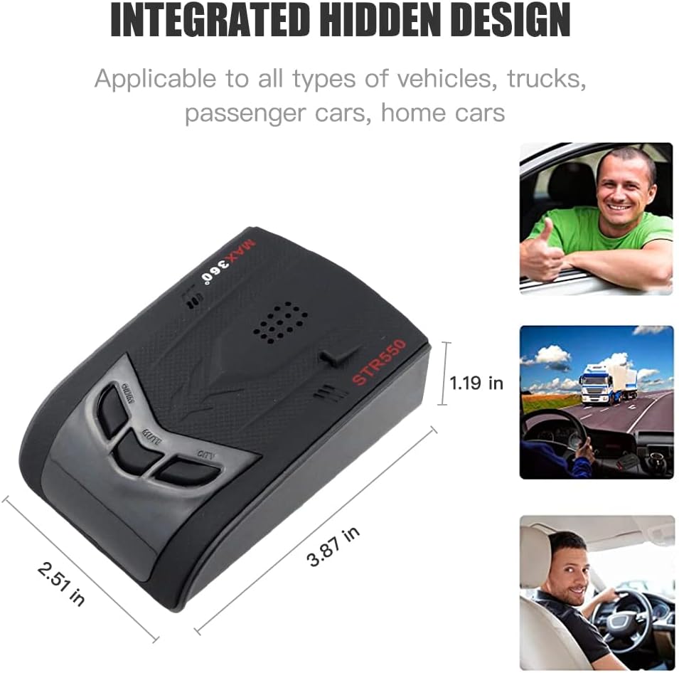 Radar Detector with Red Light Camera and Speed Camera Alerts Z296