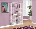 White Metal Bookcase W223