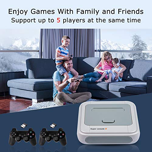 Retro Video Game Console with 2 Gamepads (128GB) H26018