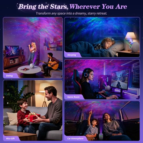 Star Night Light Projector with Remote Control R849811