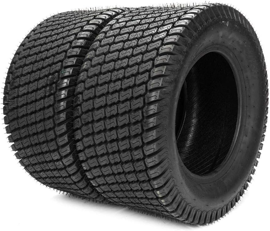 Set of 2 24x12.00-12 Lawn Mower Tires 4 Ply Tubeless K956636