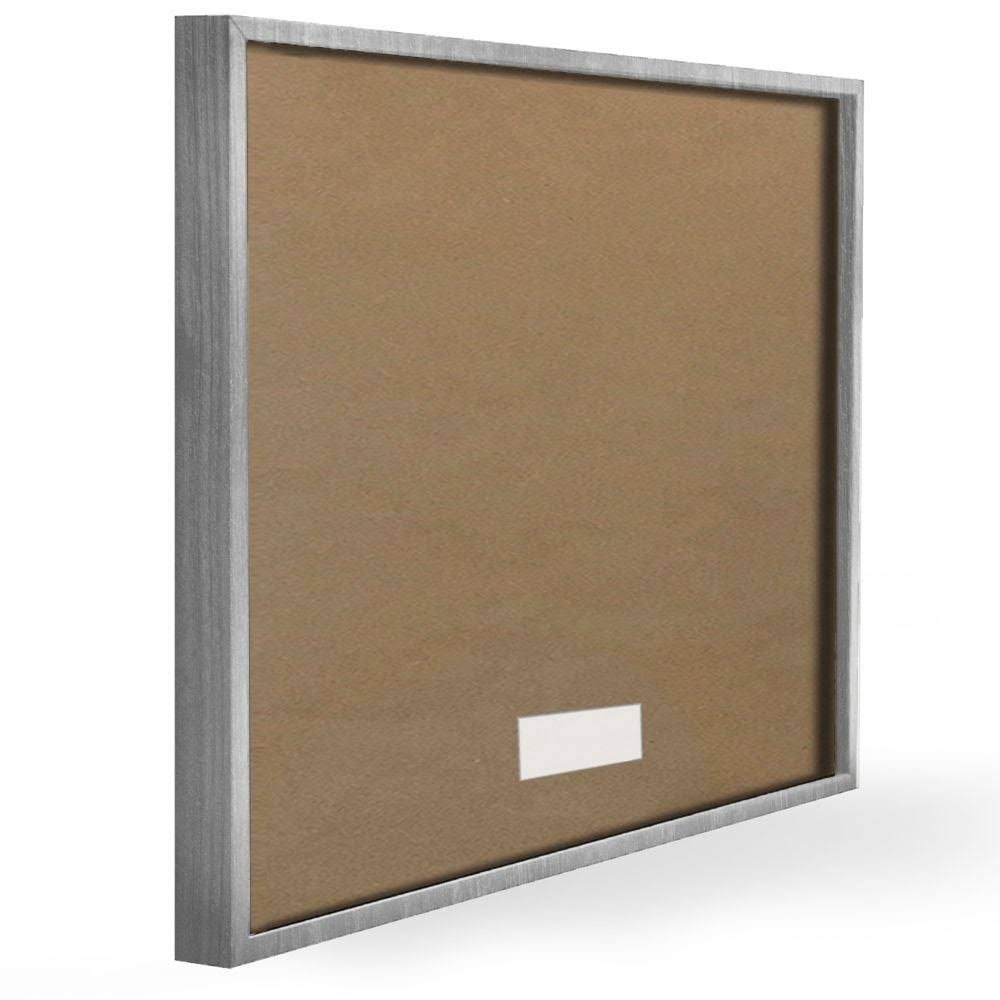 Gray Oversized Framed Texturized Art J47384