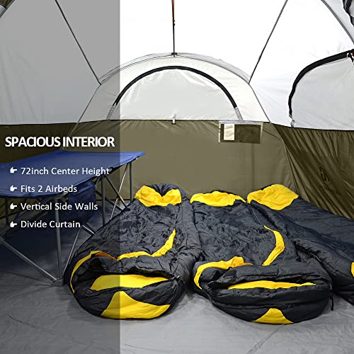 8 Person Camping Tent with Carry Bag J180164