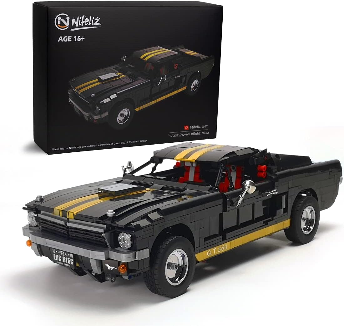 1965s GT350 Race Car Building Set (1,817 Pieces) Y5533