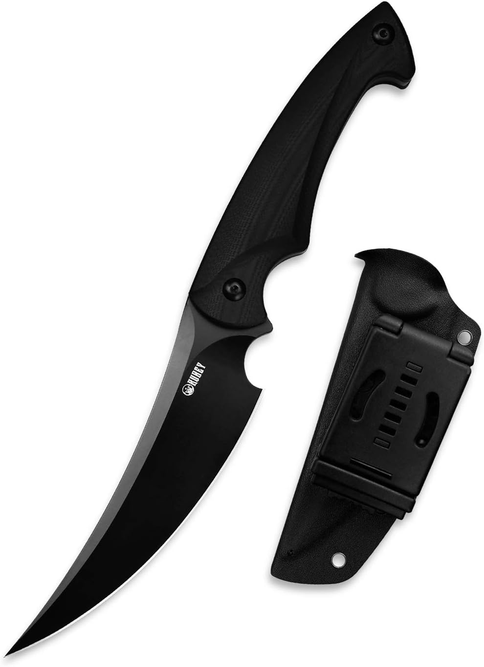 10.4in Fixed Blade Hunting Knife with D2 Blade and G-10 Handle W763054
