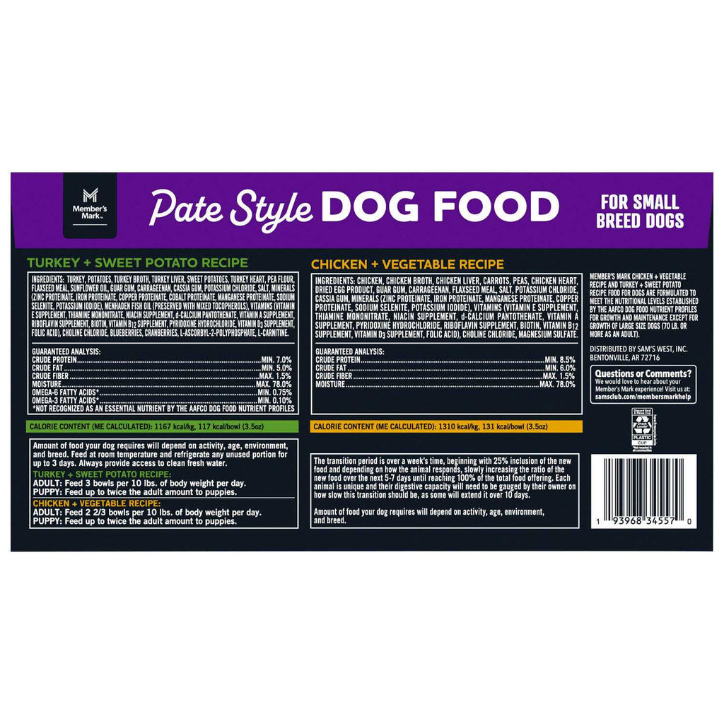 Pate Style Dog Food Variety Pack P6994